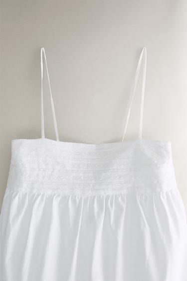 TOP COTON DENTELLE - Blanc de Zara - Image 1