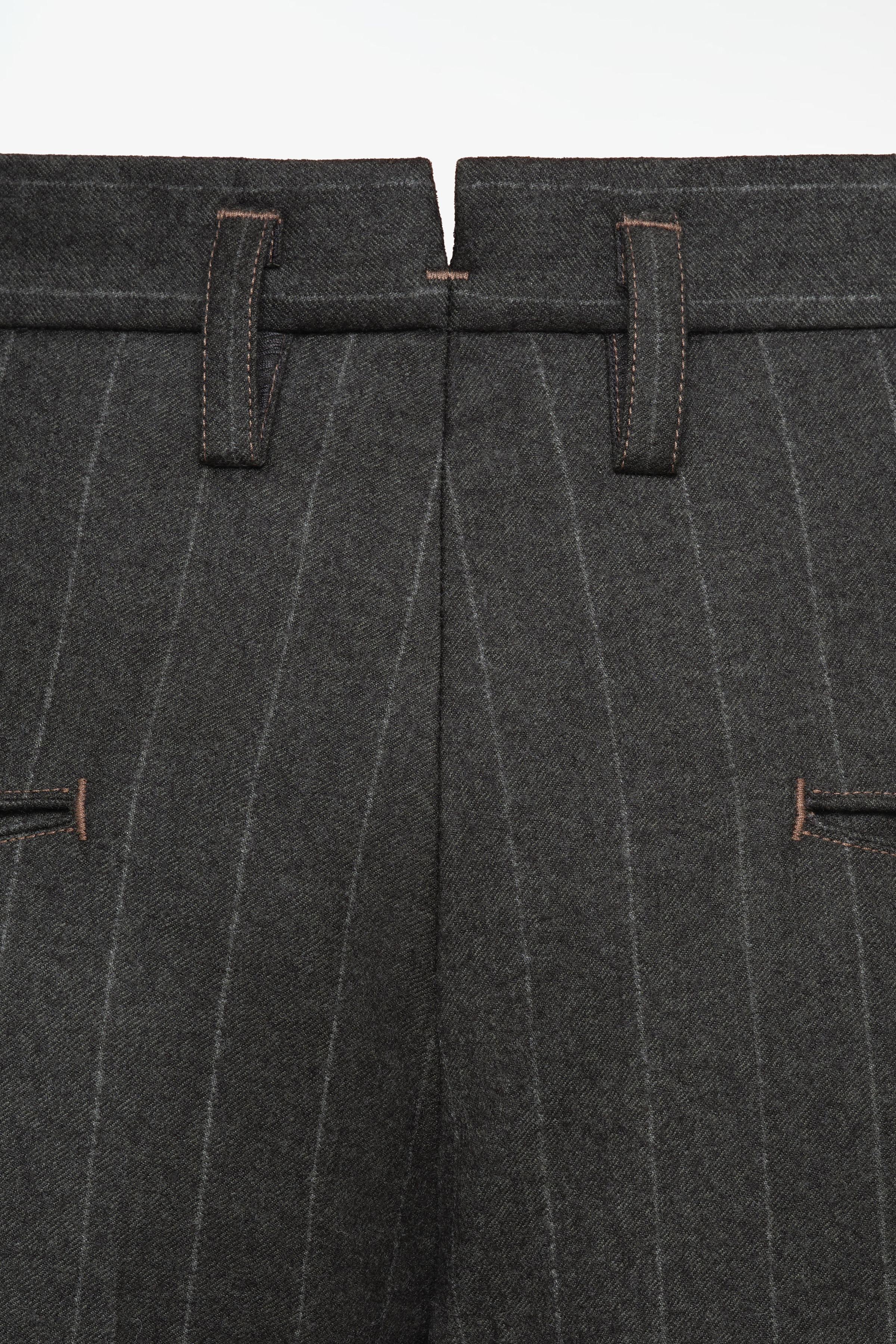 LIMITED EDITION 100% WOOL PINSTRIPE PANTS