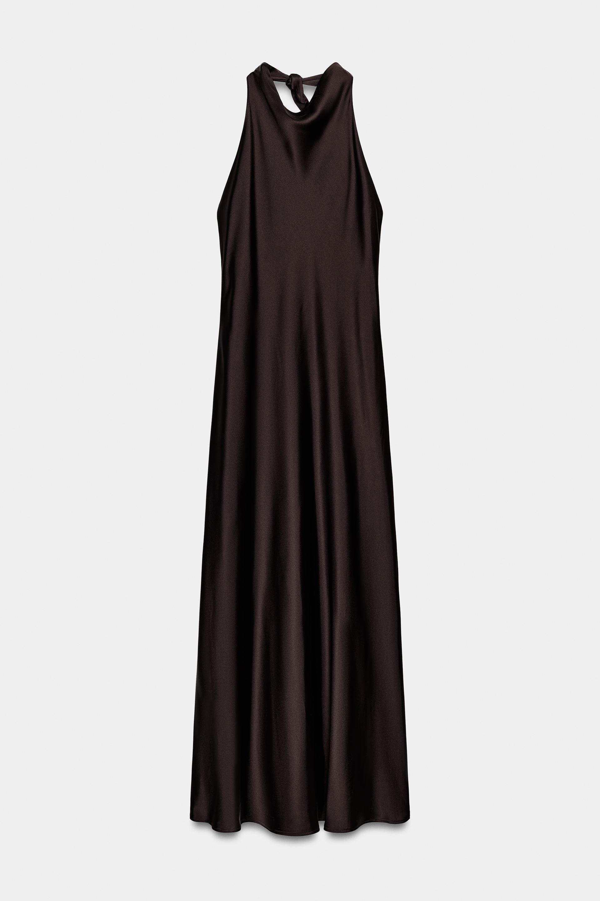 Long Satin Dress