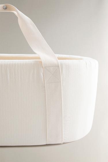 BEECH WOOD BABY MOSES BASKET | CHARLIE CRANE - Brown by Zara - Image 4