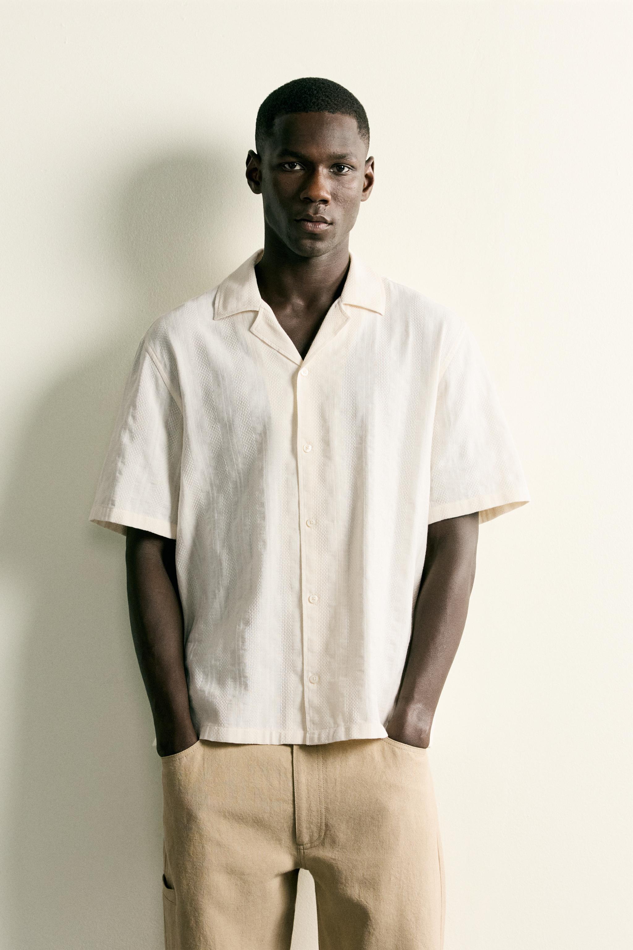 REGULAR FIT JACQUARD SHIRT