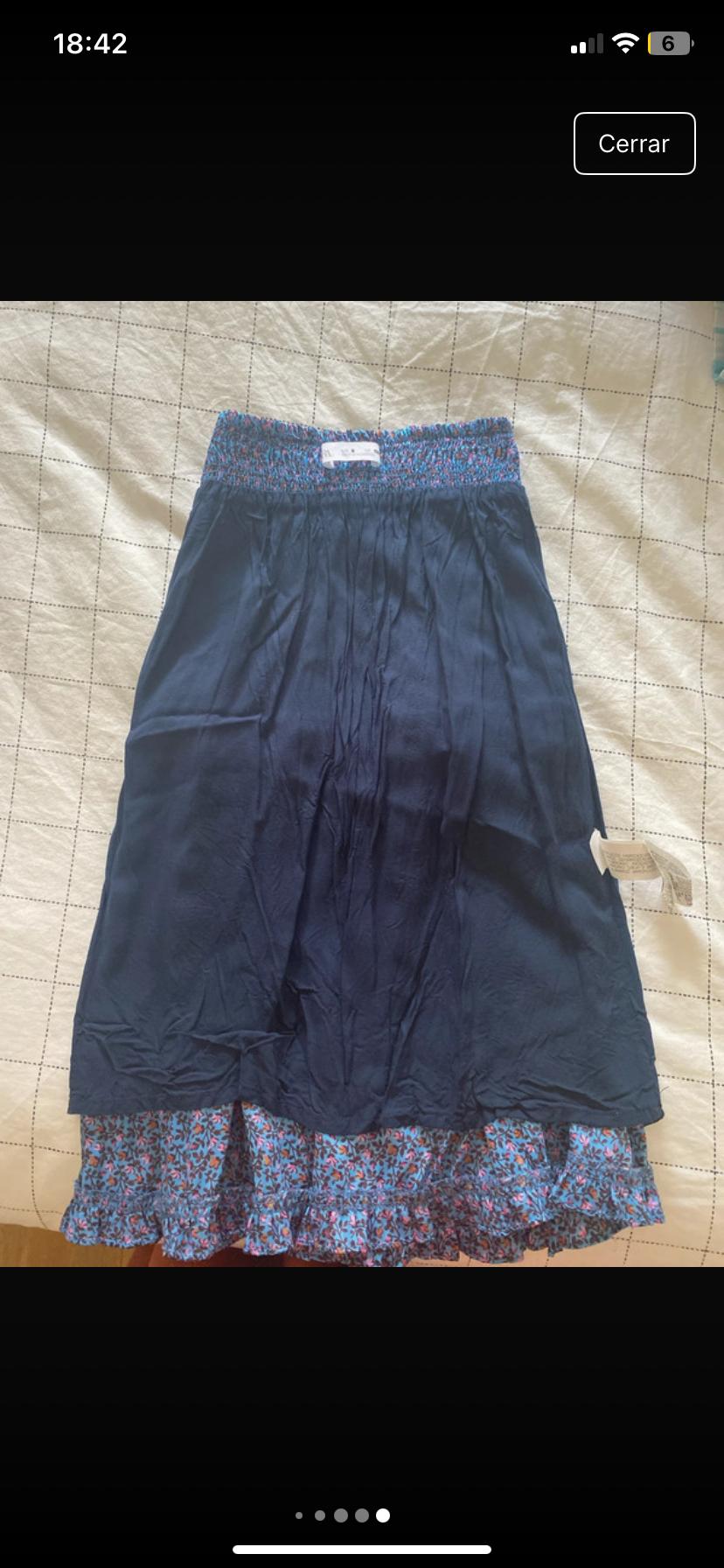 FLORAL MIDI SKIRT - Image 4