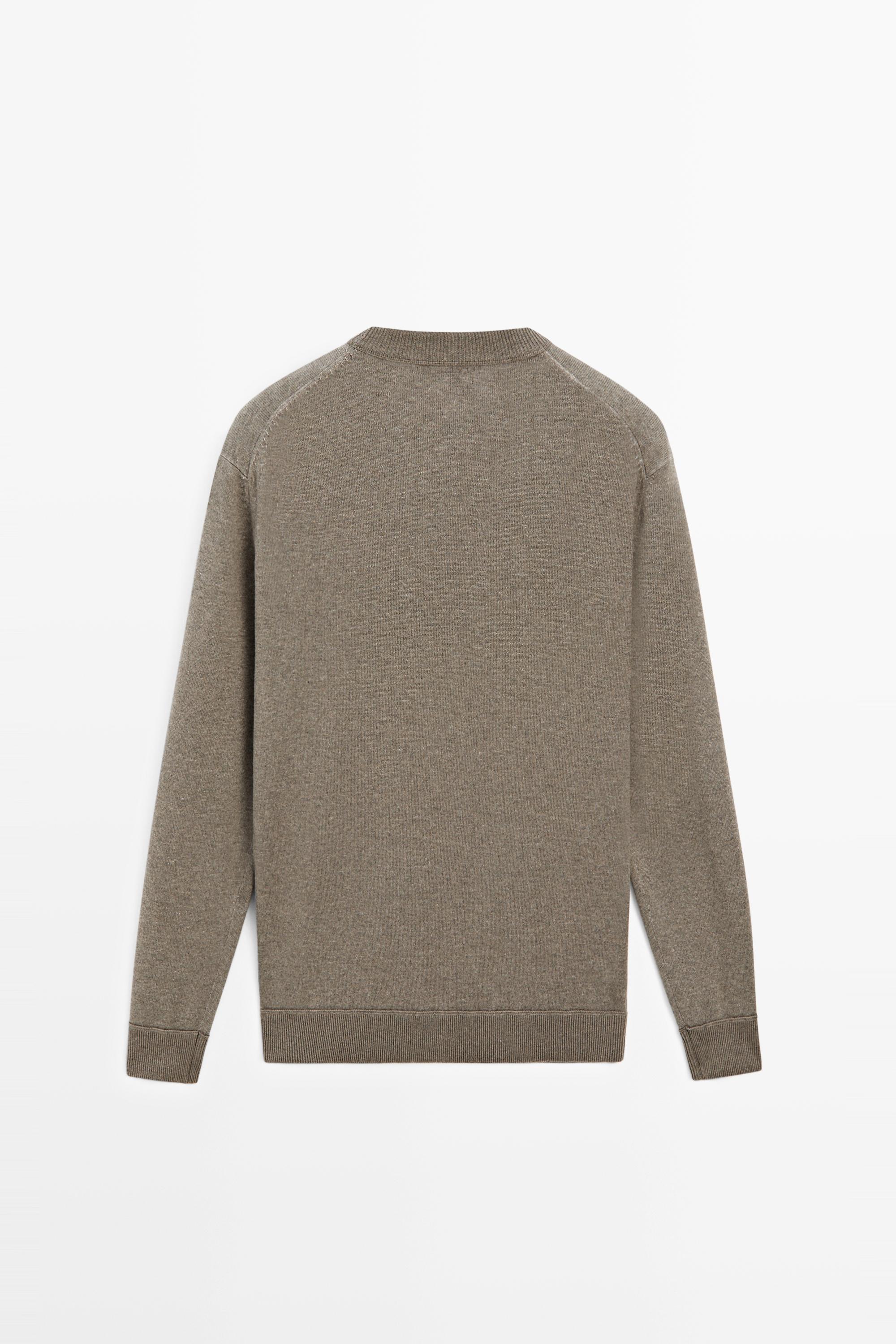 Pull en maille coton mélangé
