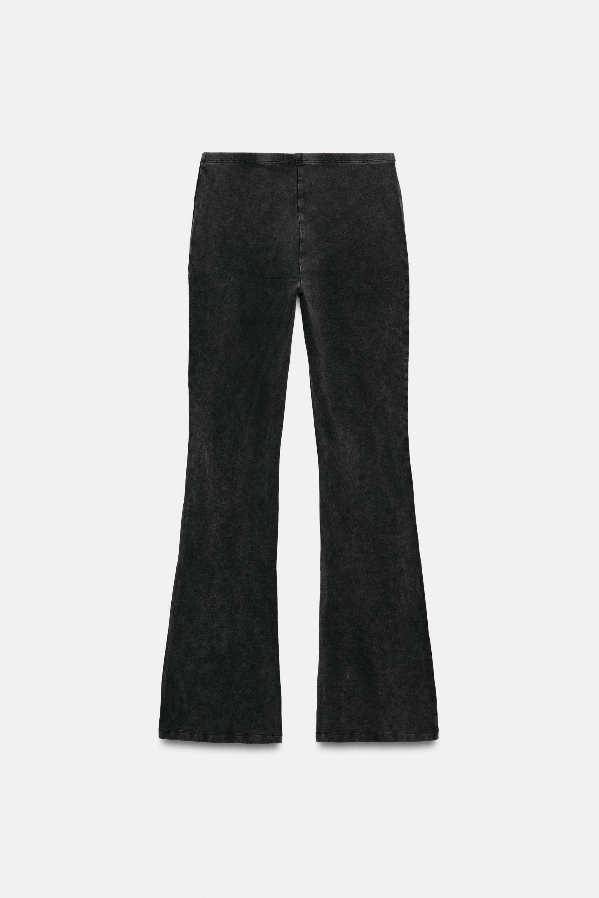 PANTALON FLARE LAVÉ CLOUS