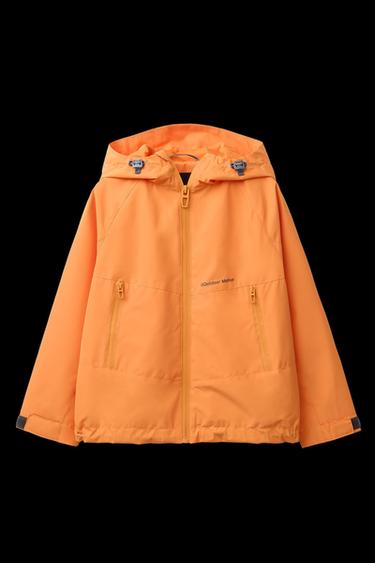 LEICHTE JACKE MIT KAPUZE, WASSERABWEISEND - Orange von Zara - Bild 0