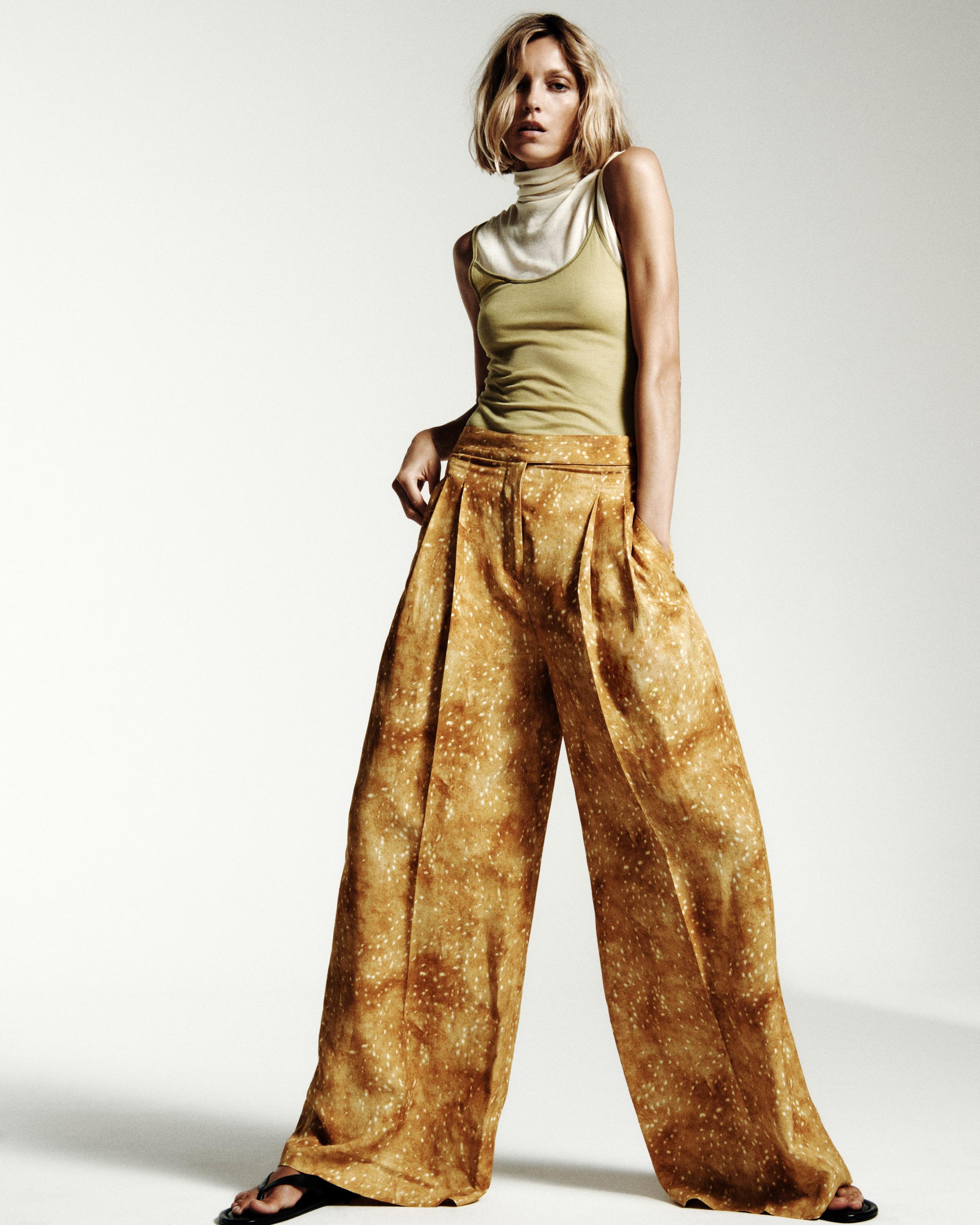 ZW COLLECTION PRINTED PANTS