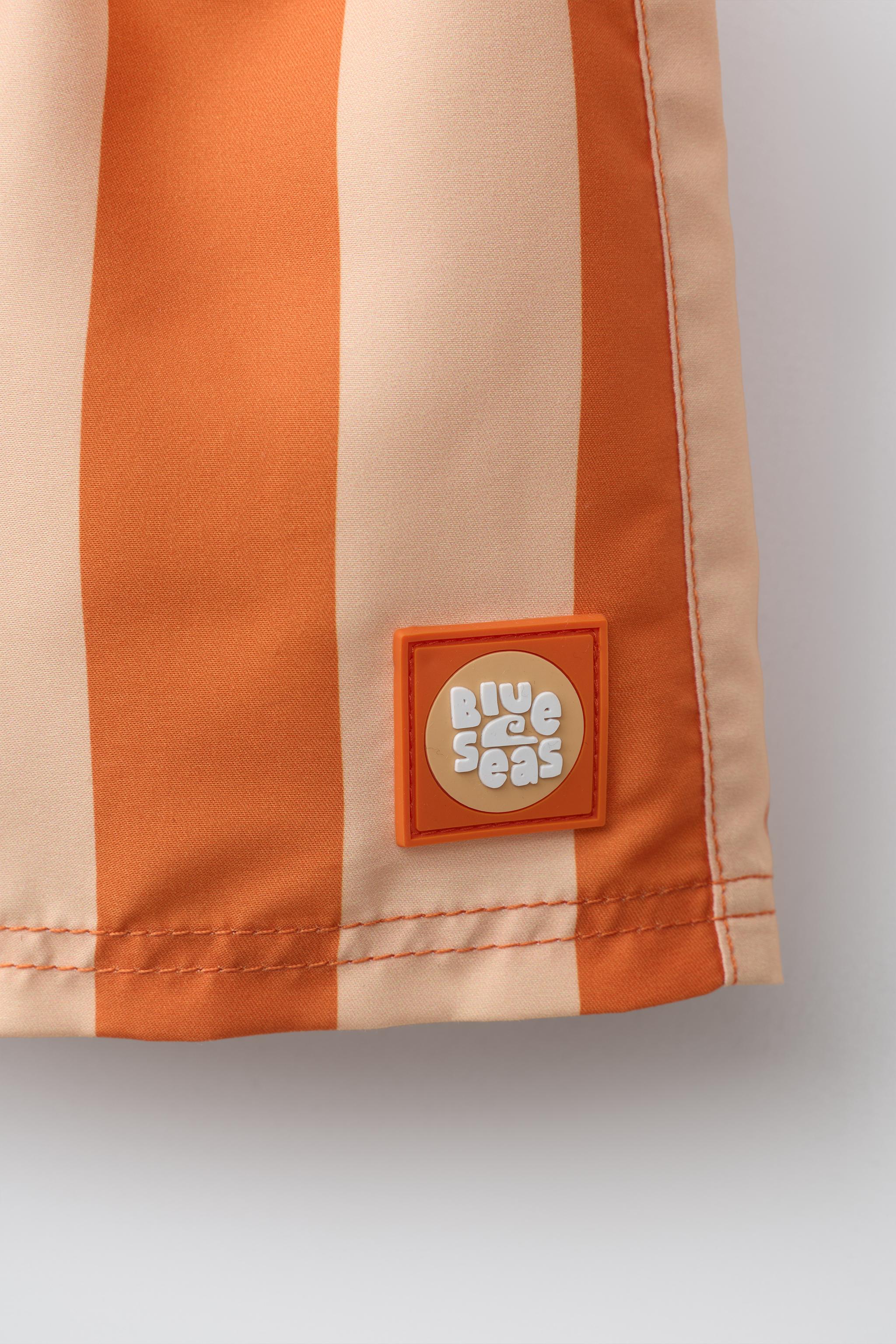 1-6 YEARS / STRIPED SWIM SHORTS