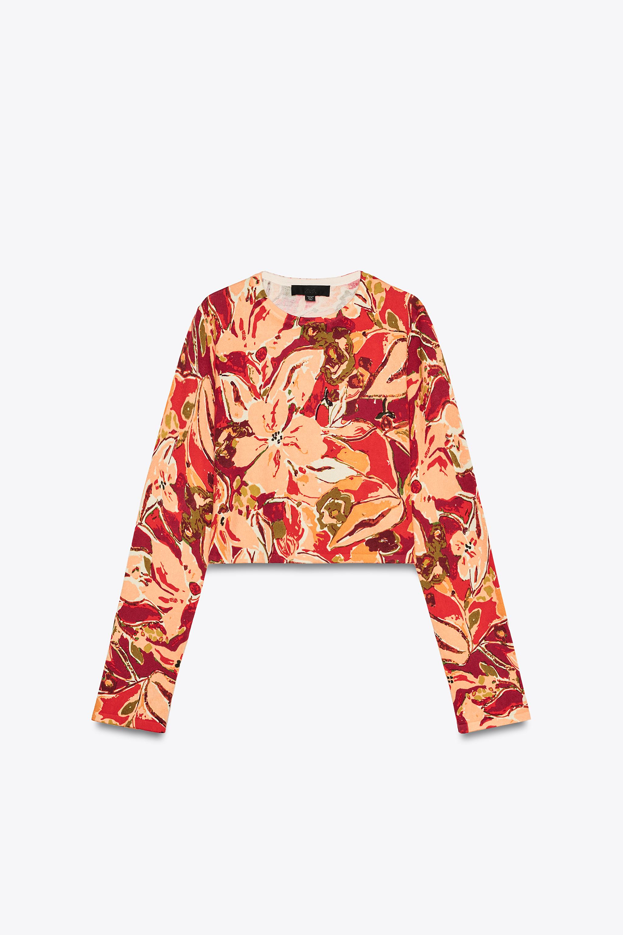 PRINTED KNIT TOP - only one | ZARA United States