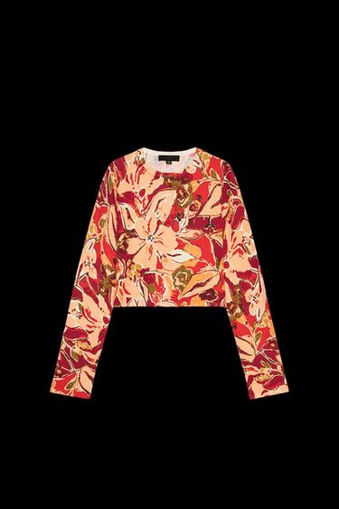 Zara PRINTED KNIT TOP - only one - Image 0