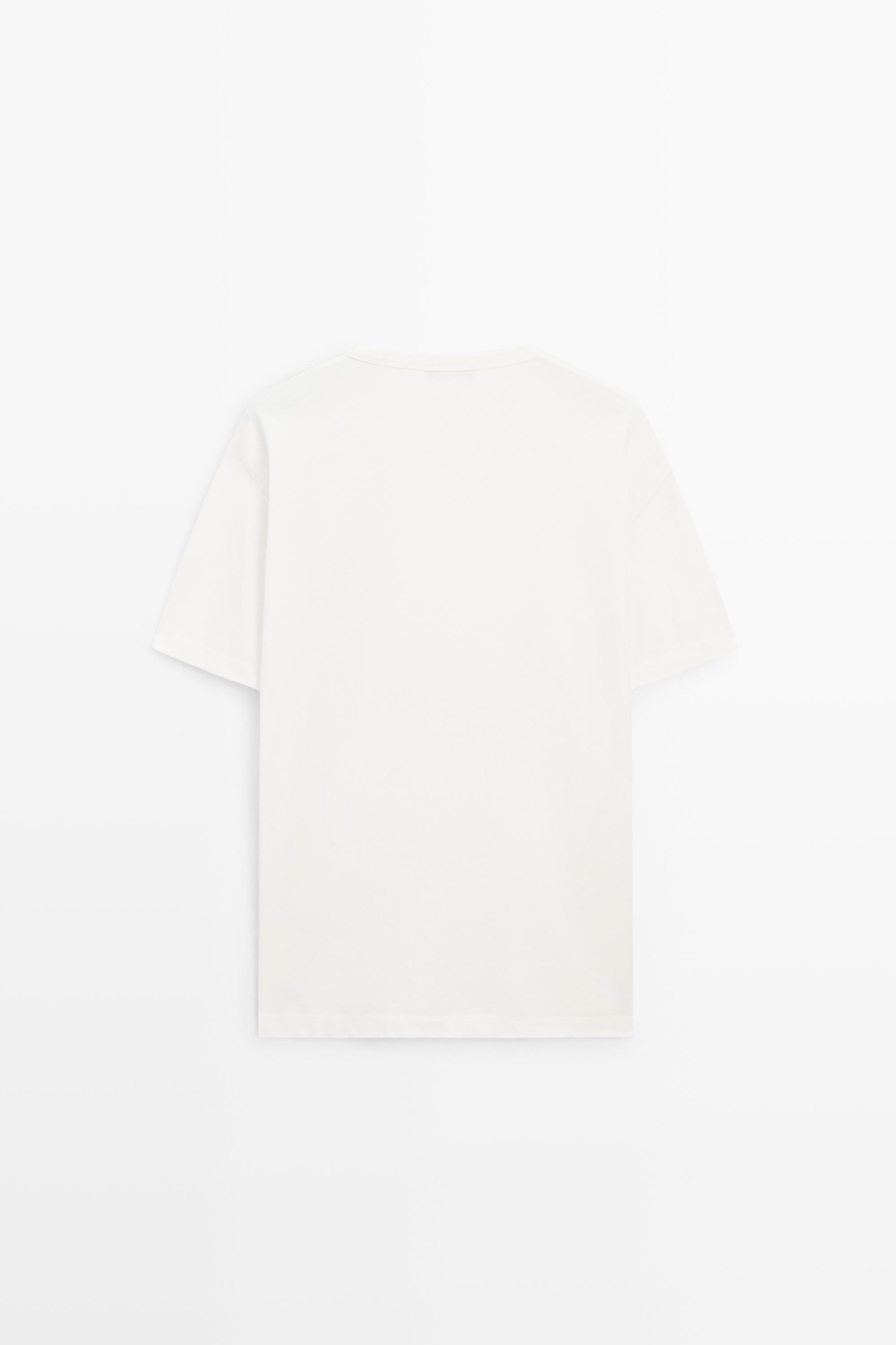 T-shirt boxy manches courtes 100 % coton