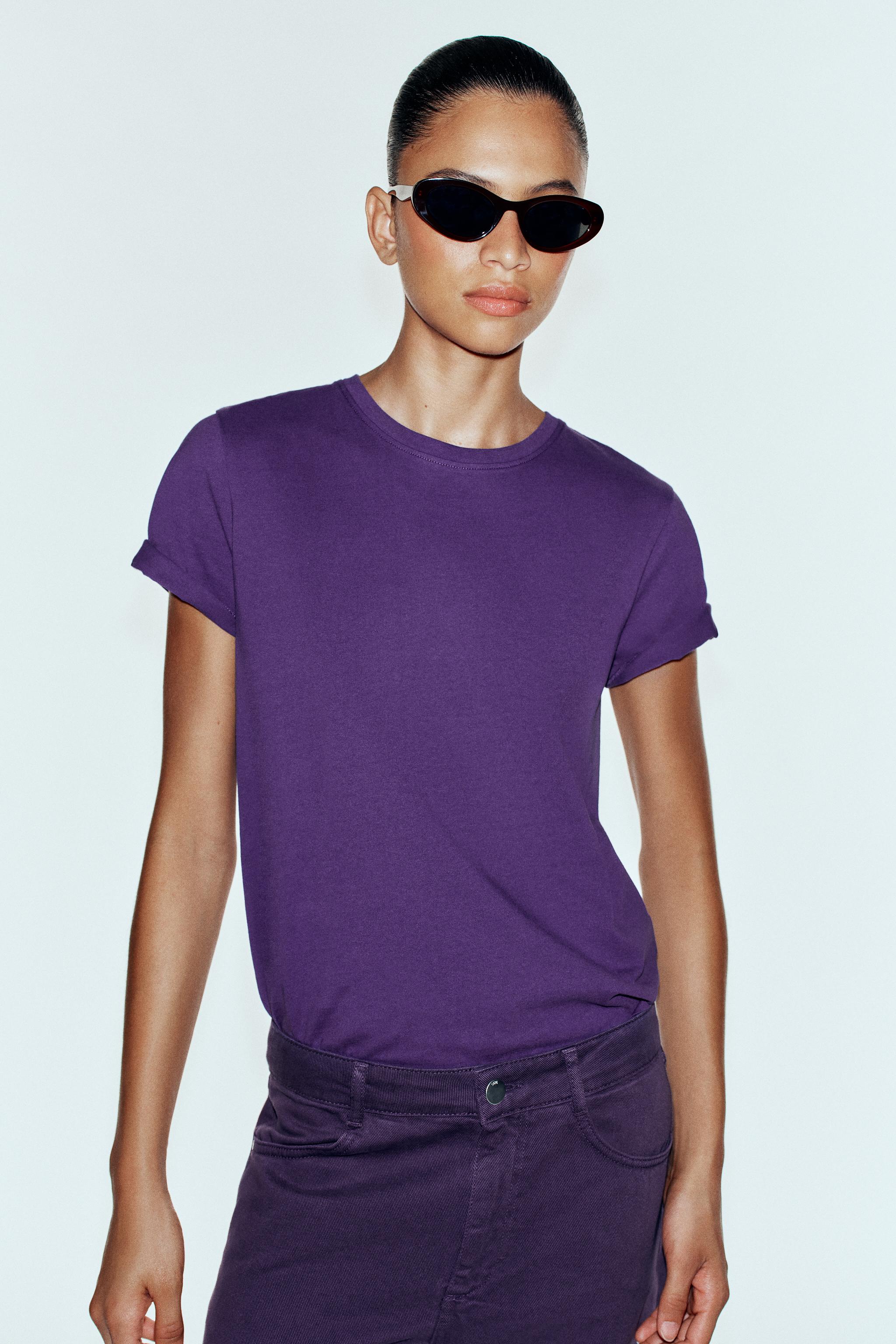 Rustic Cotton T-Shirt by Zara