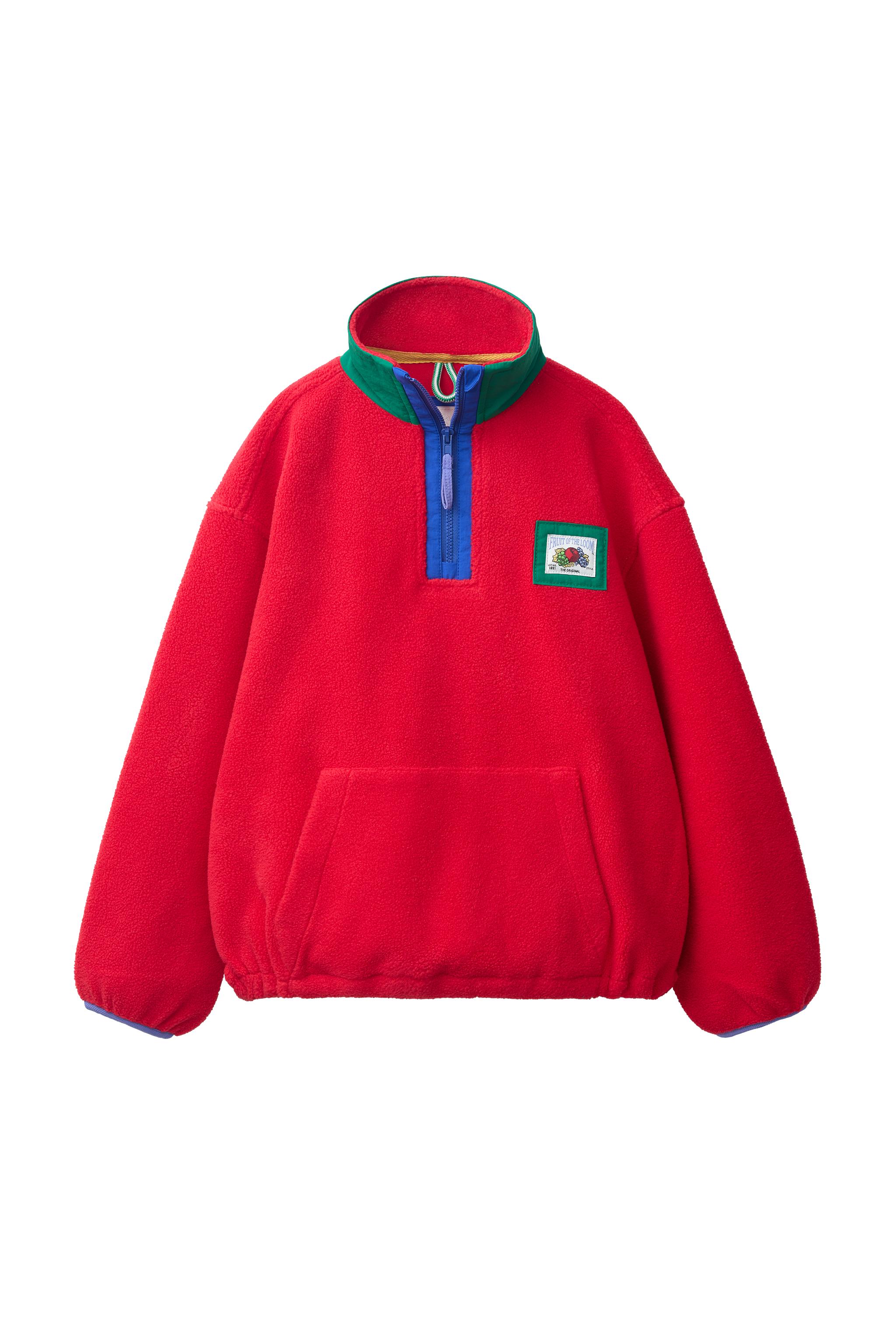 ザラホーム♪ FRUIT OF THE LOOM™ LABEL FLEECE SWEATSHIRT - Red | ZARA Curaçao