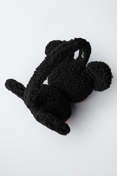 CACHE-OREILLES EN IMITATION PEAU DE MOUTON MICKEY MOUSE © DISNEY - Noir de Zara - Image 4