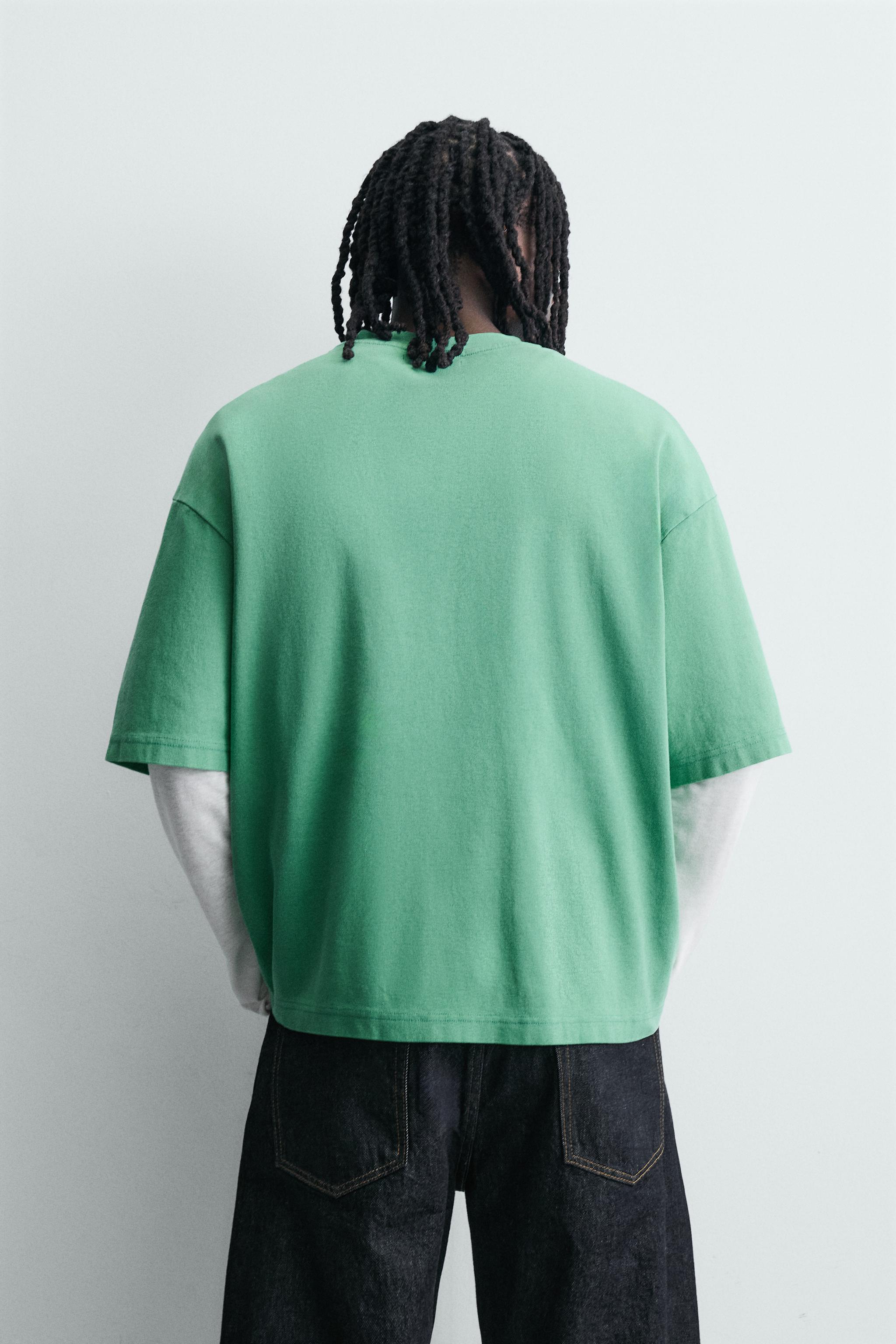 BOXY FIT TEXTURED SWEATSHIRT