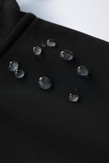 VESTE À CAPUCHE DOUBLÉE - Noir de Zara - Image 5