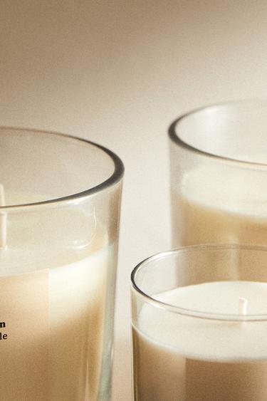 (620 G) ABSOLUTE LINEN SCENTED CANDLE - Mustard by Zara - Image 5