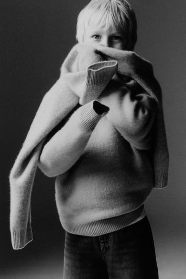 100% CASHMERE SWEATER - Grey by Zara