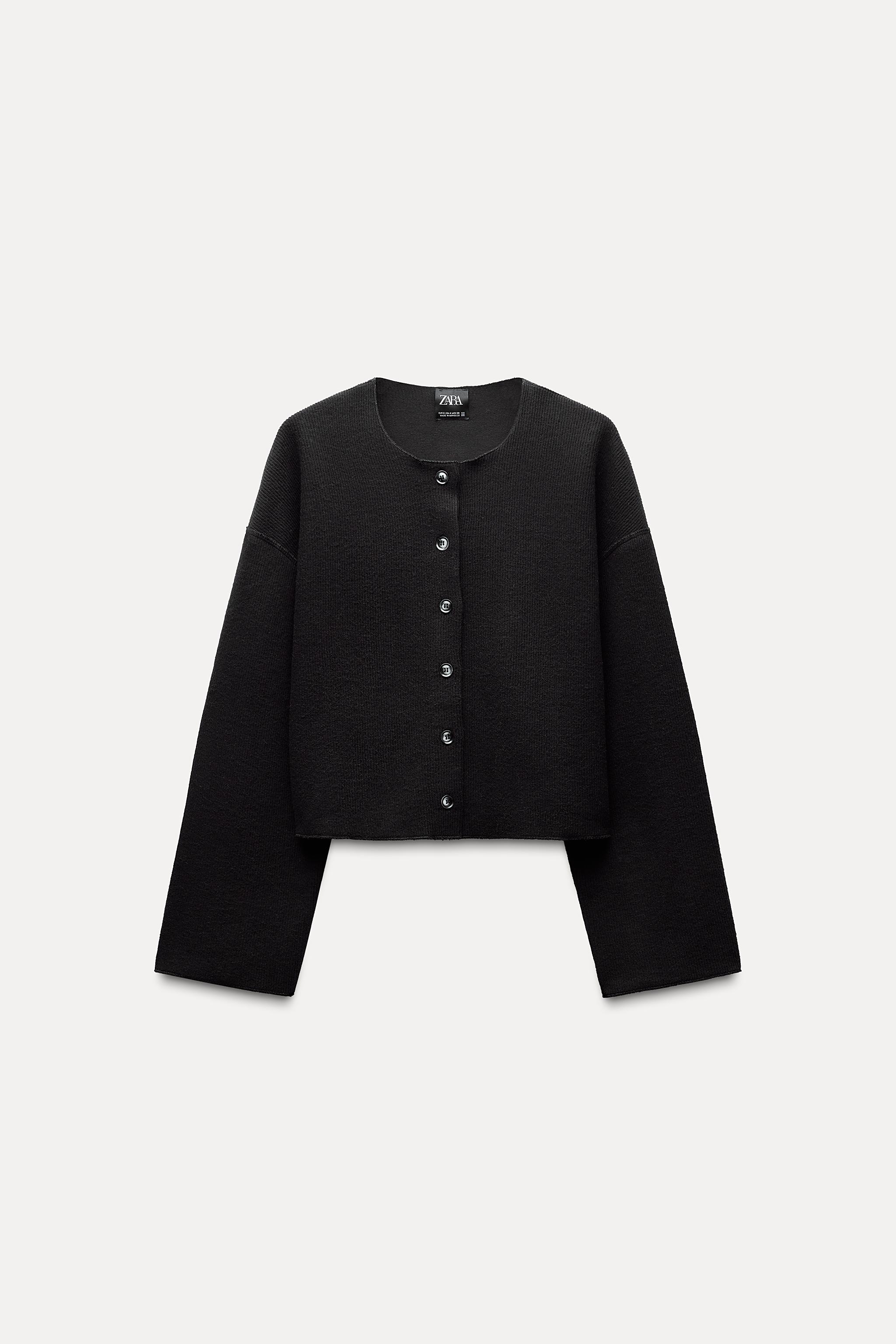 Damenbekleidung Zara Kurze Strickjacke Bolero Strickjacke Cropped