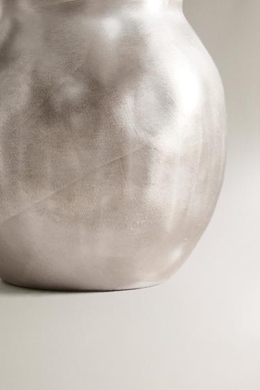 VASE CÉRAMIQUE BRILLANT - Argent de Zara - Image 3