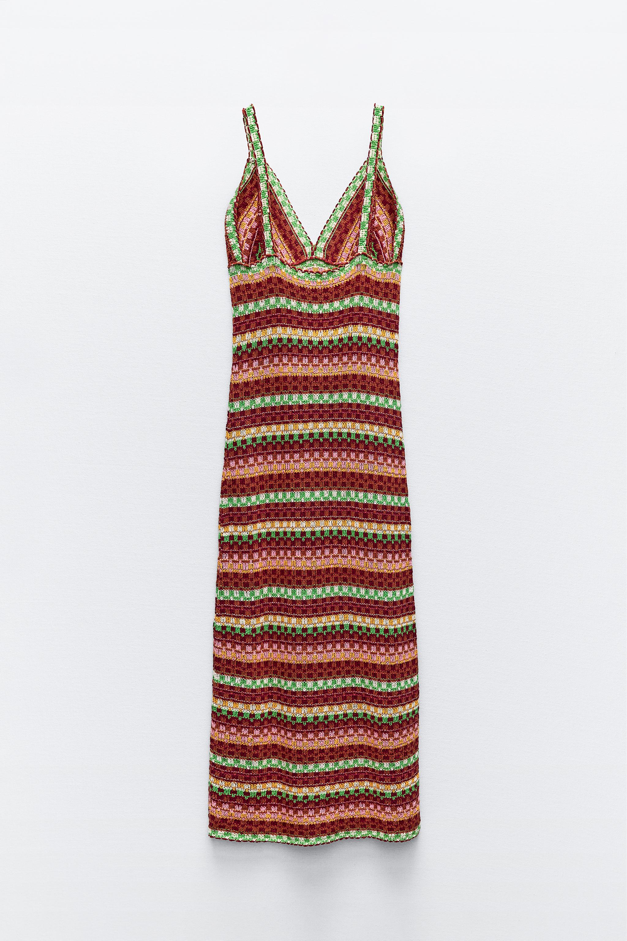 Vestito uncinetto zara top