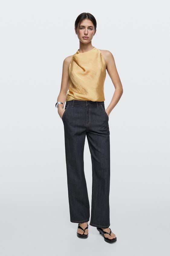 Loose straight-leg jeans from Zara - $130