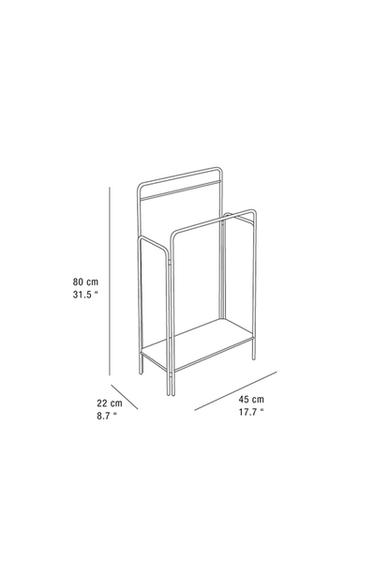PORTE-SERVIETTES ACIER ET VERRE - Gris de Zara - Image 6