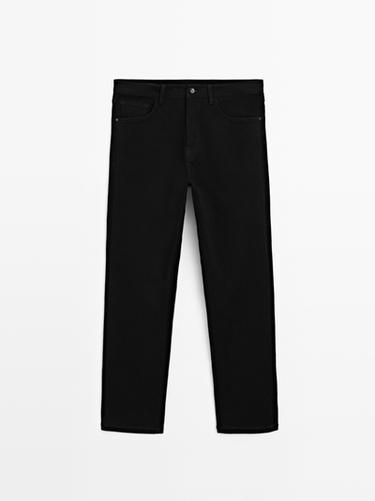 Jean tapered fit - Noir de Zara