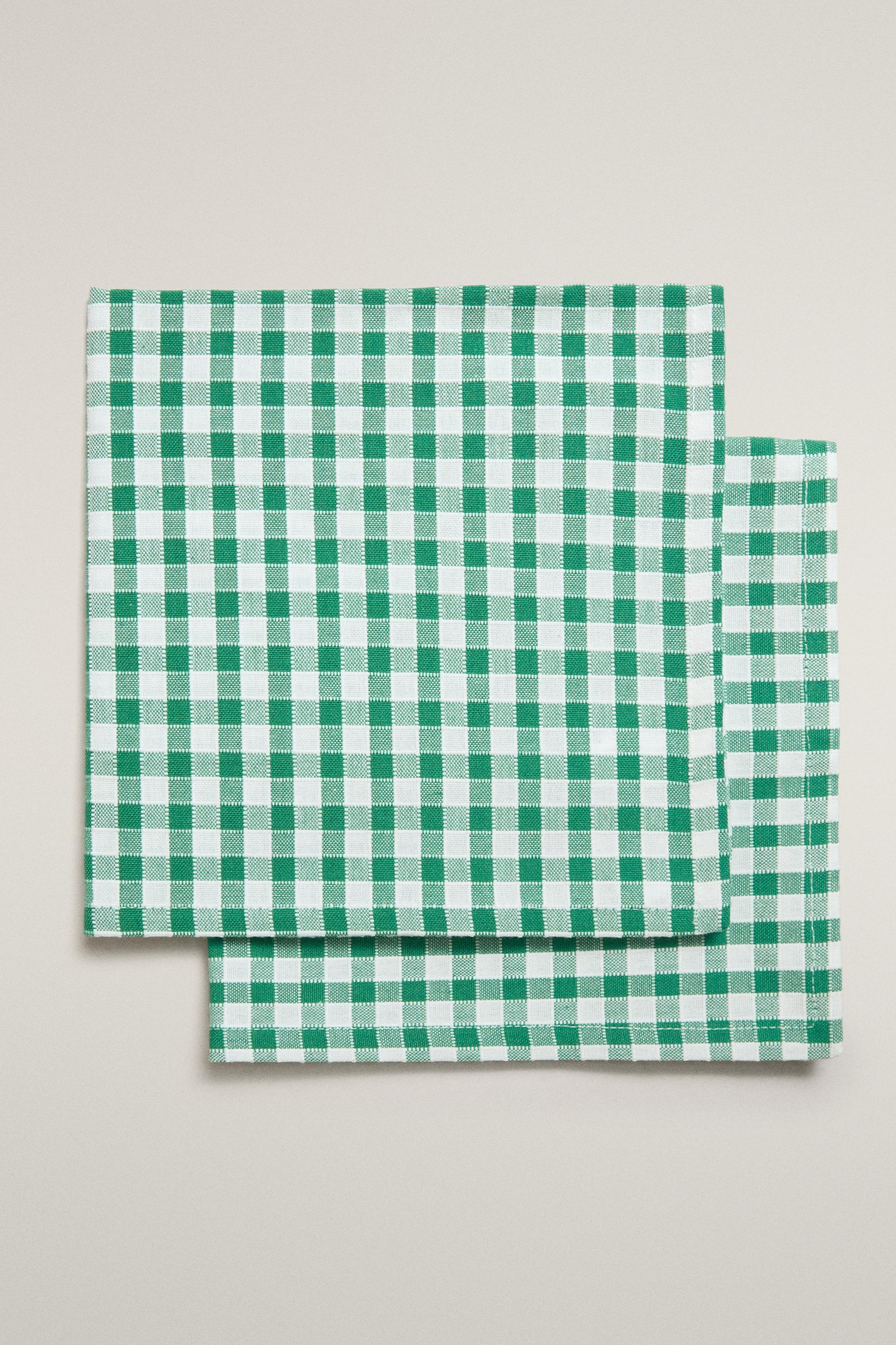 GINGHAM NAPKIN PACK (PACK OF 2)
