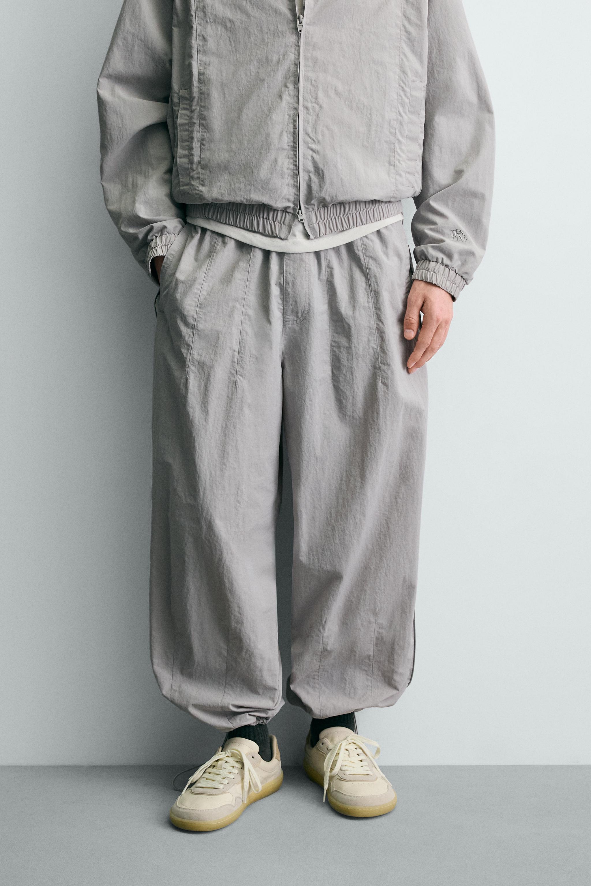 CONTRAST STRIPES TECHNICAL JOGGER PANTS - Red | ZARA Canada