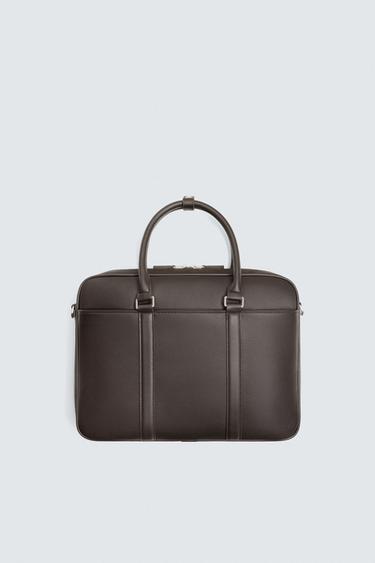 ПОРТФЕЛЬ ТЕКСТУРНЫЙ — КОРИЧНЕВЫЙ от Zara