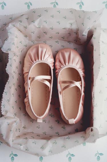 BALLERINAS WITH DETAIL - Pink by Zara - Image 0