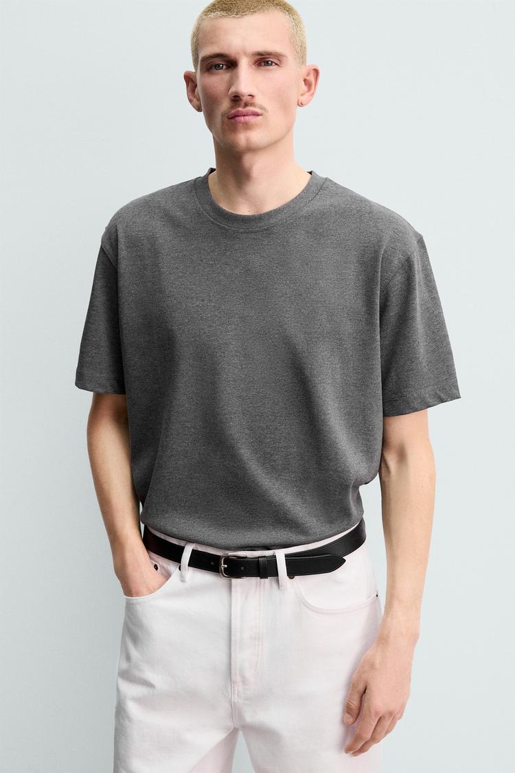 ZARA ORIGINS HEAVYWEIGHT SHORT SLEEVE T-SHIRT