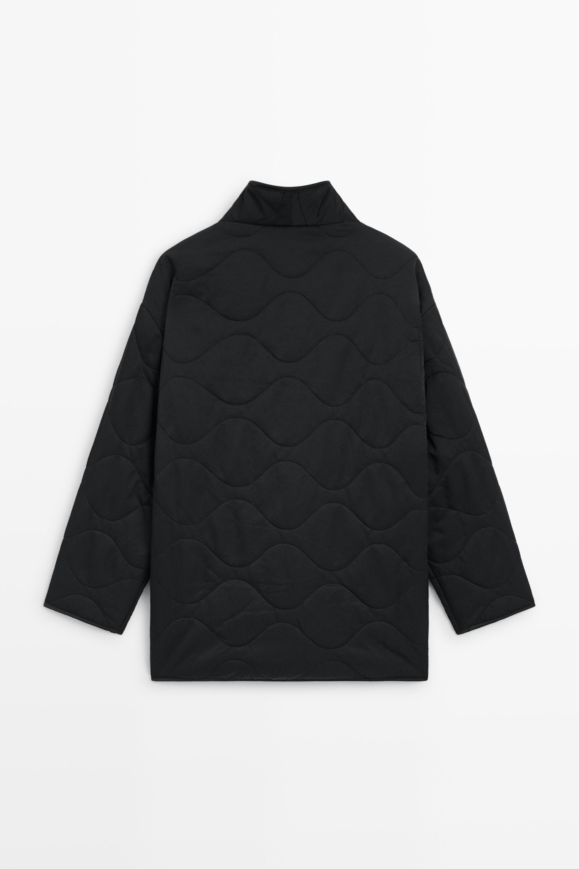 Veste matelassée légère à col montant