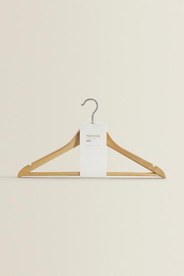 CINTRE BOIS LAQUÉ (LOT DE 3) - Beige clair de Zara - Image 9