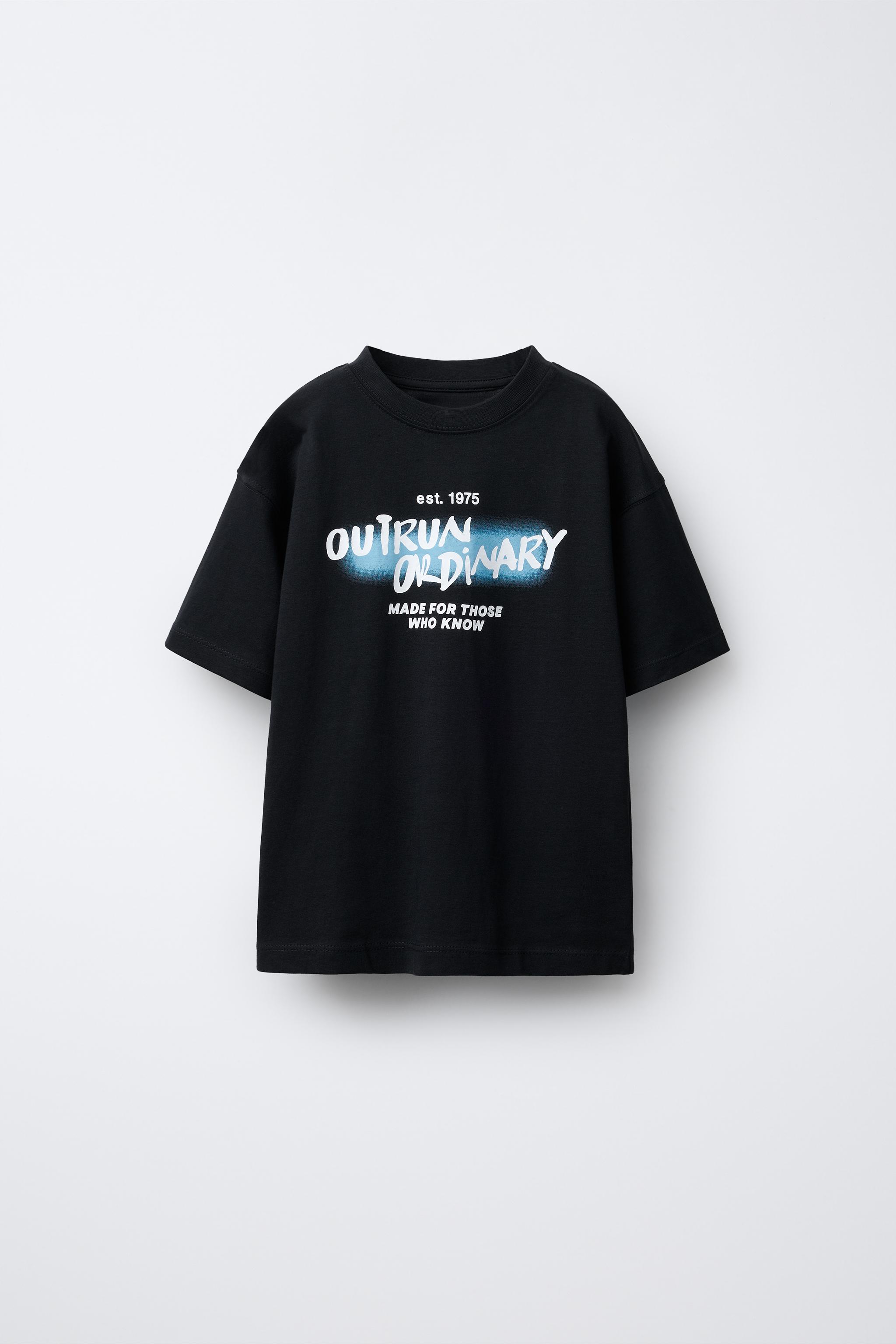 a-u-i♡ GRAFFITI PRINT T-SHIRT - Anthracite grey | ZARA Turkey