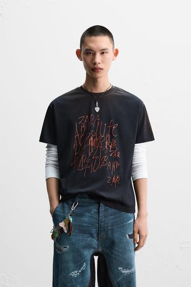GRAPHIC T-SHIRT X ANDERSSON BELL - Black by Zara