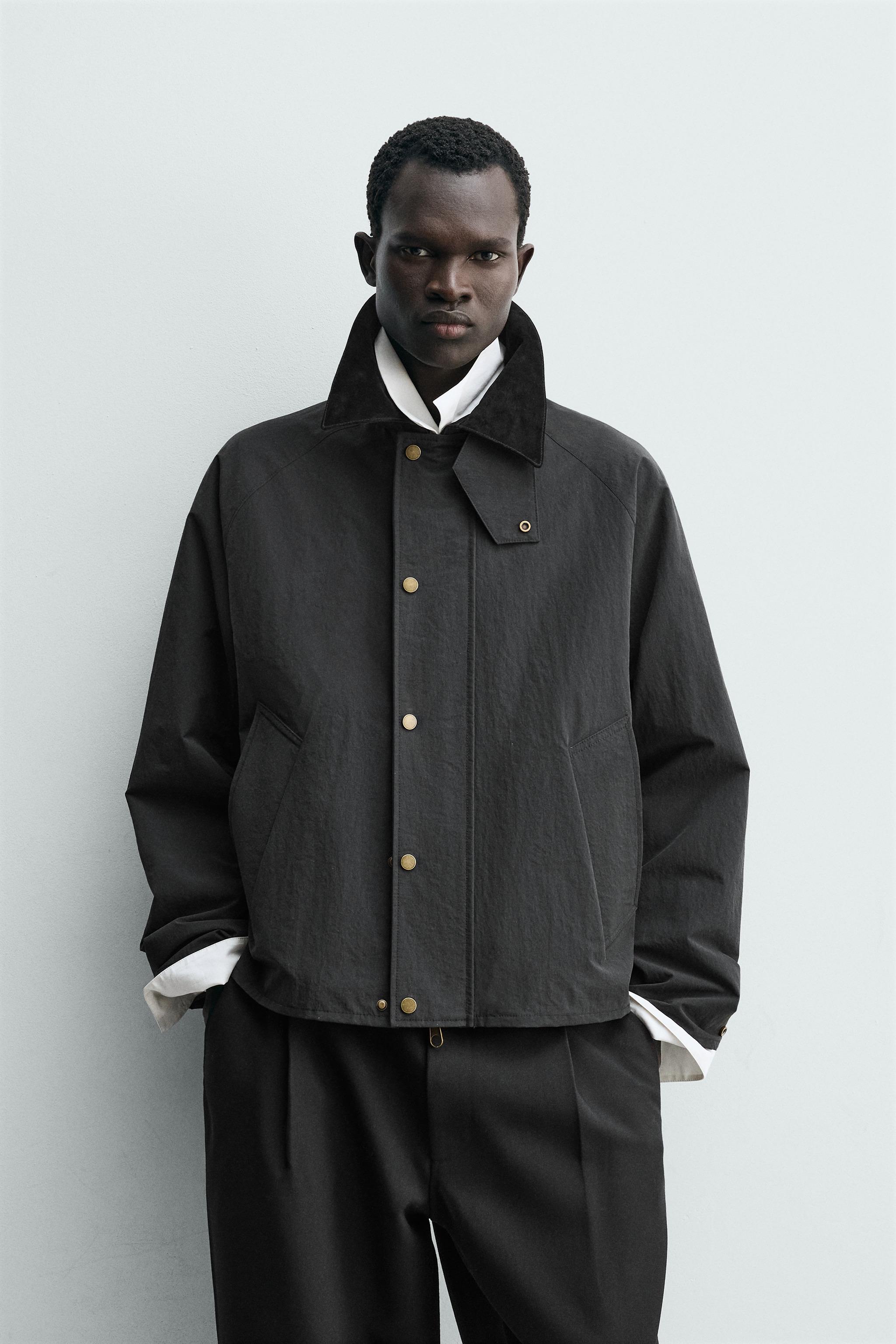 BLOUSON TECHNIQUE À COL BIMATIÈRE