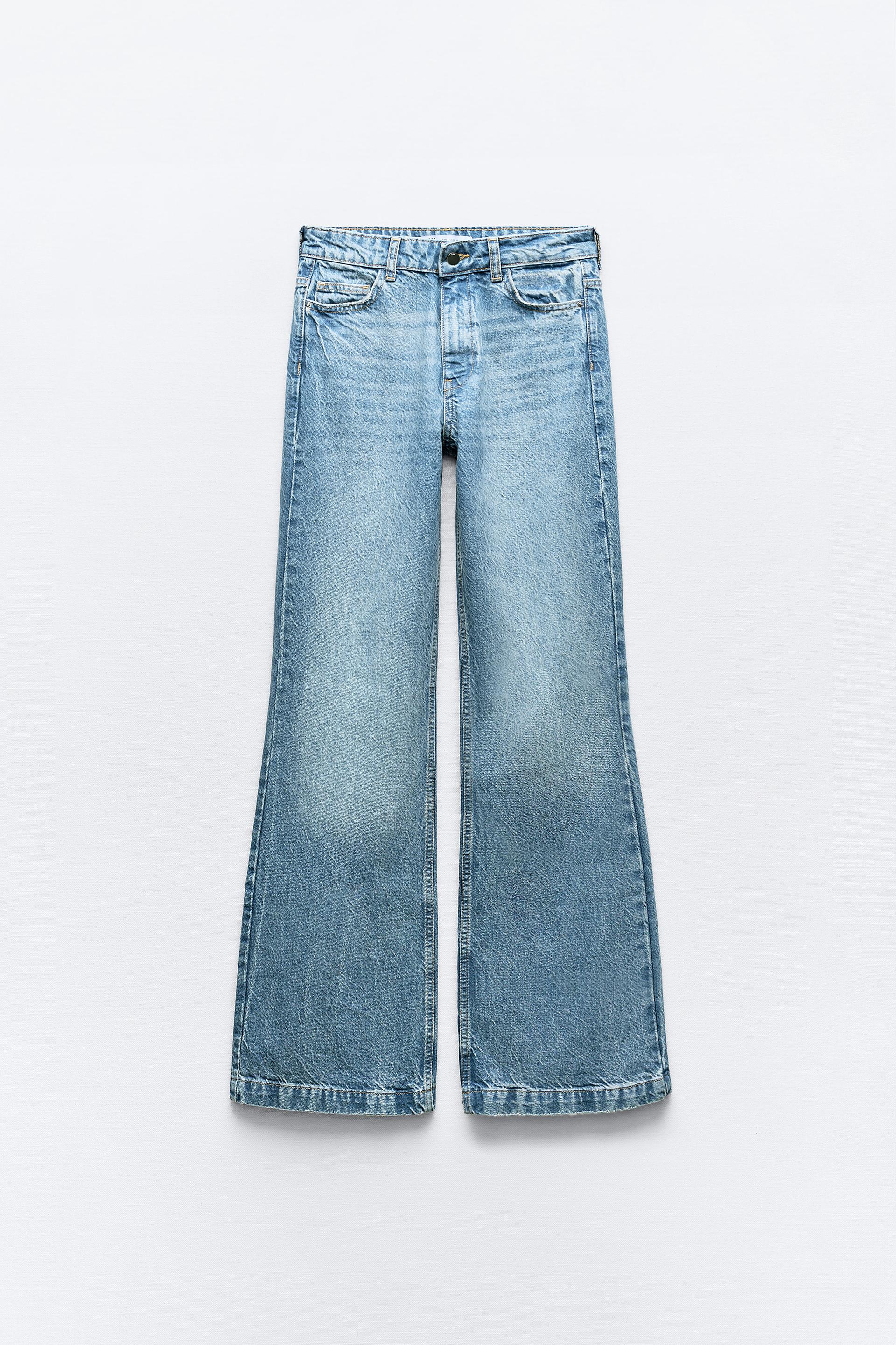Jeans de cintura média e perna em flare, Urbanic