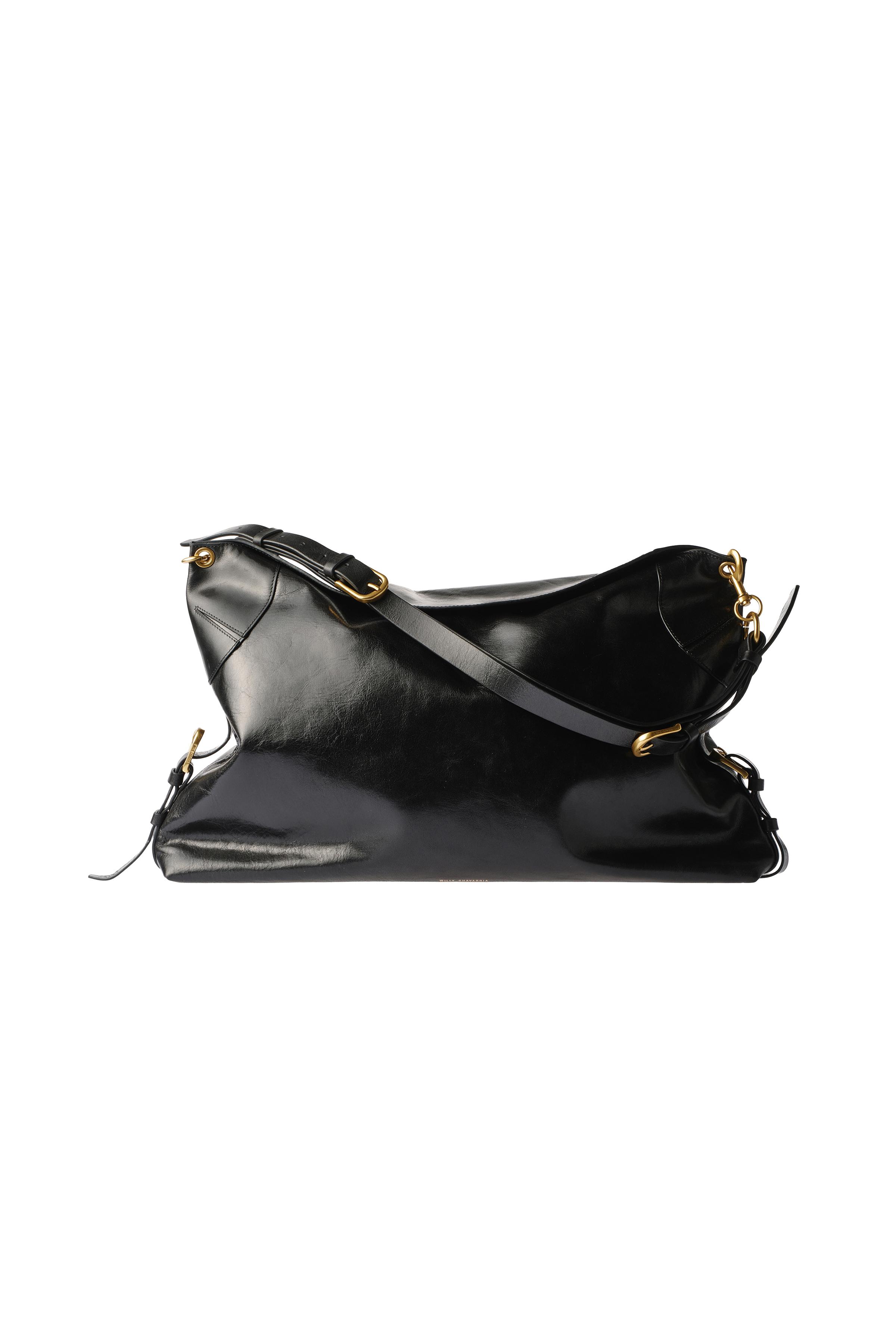 MAXI LEATHER BAG WILLY CHAVARRIA X ZARA - Black | ZARA United States