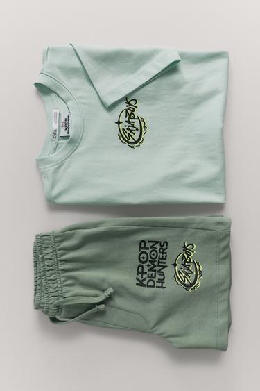 6-14 AÑOS/ PIJAMA SAJA BOYS KPOP DEMON HUNTERS™ NETFLIX © - Verde de Zara