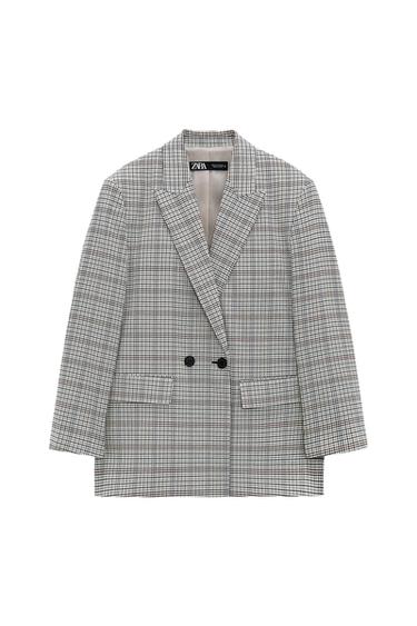 DOUBLE-BREASTED OVERSIZED BLAZER