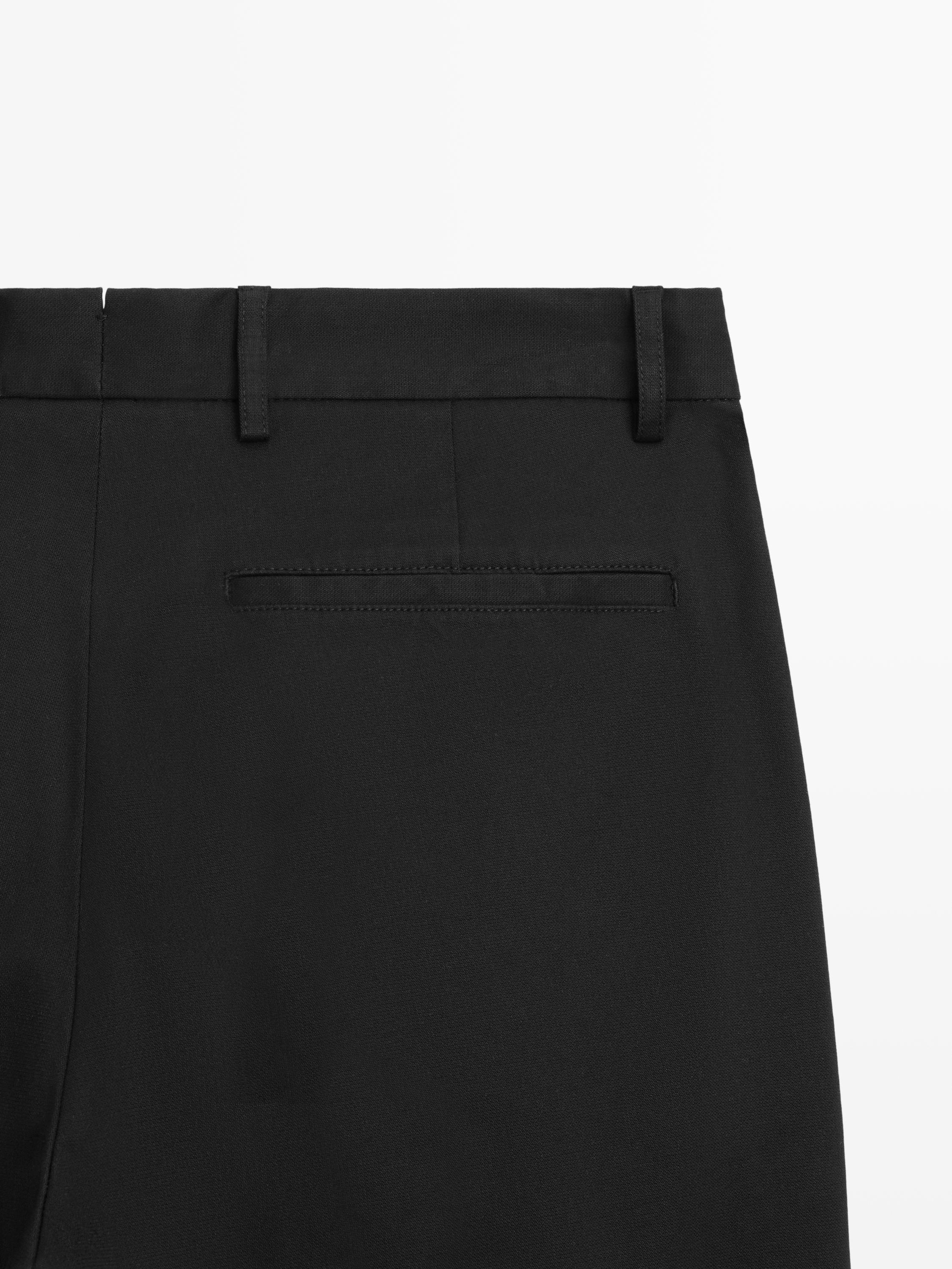 Pantalon tapered fit en coton