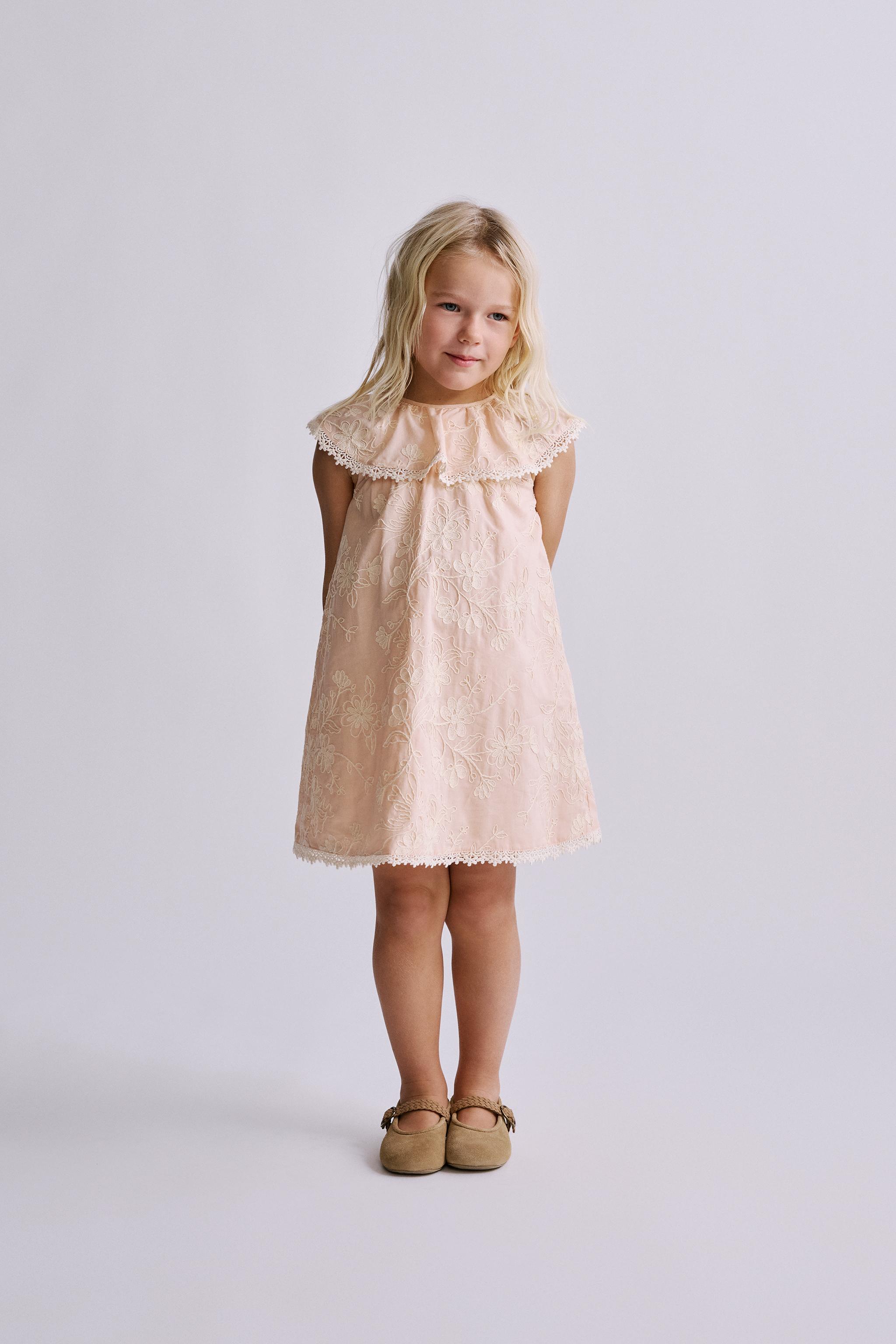EMBROIDERED FLORAL DRESS