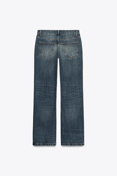 ZW COLLECTION LOW-RISE BOOTCUT JEANS - Blue by Zara - Image 6