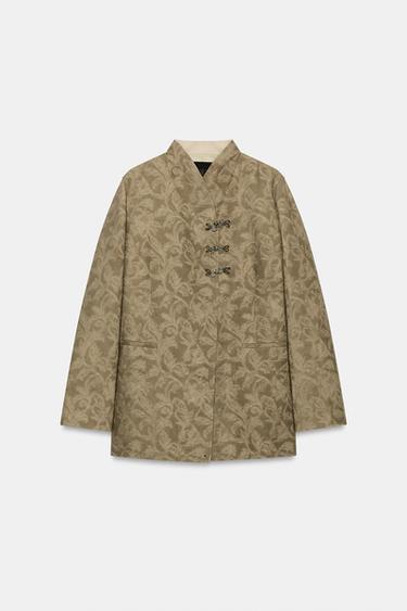 VESTE JACQUARD BRANDENBOURGS ZW COLLECTION - Beige clair de Zara - Image 3