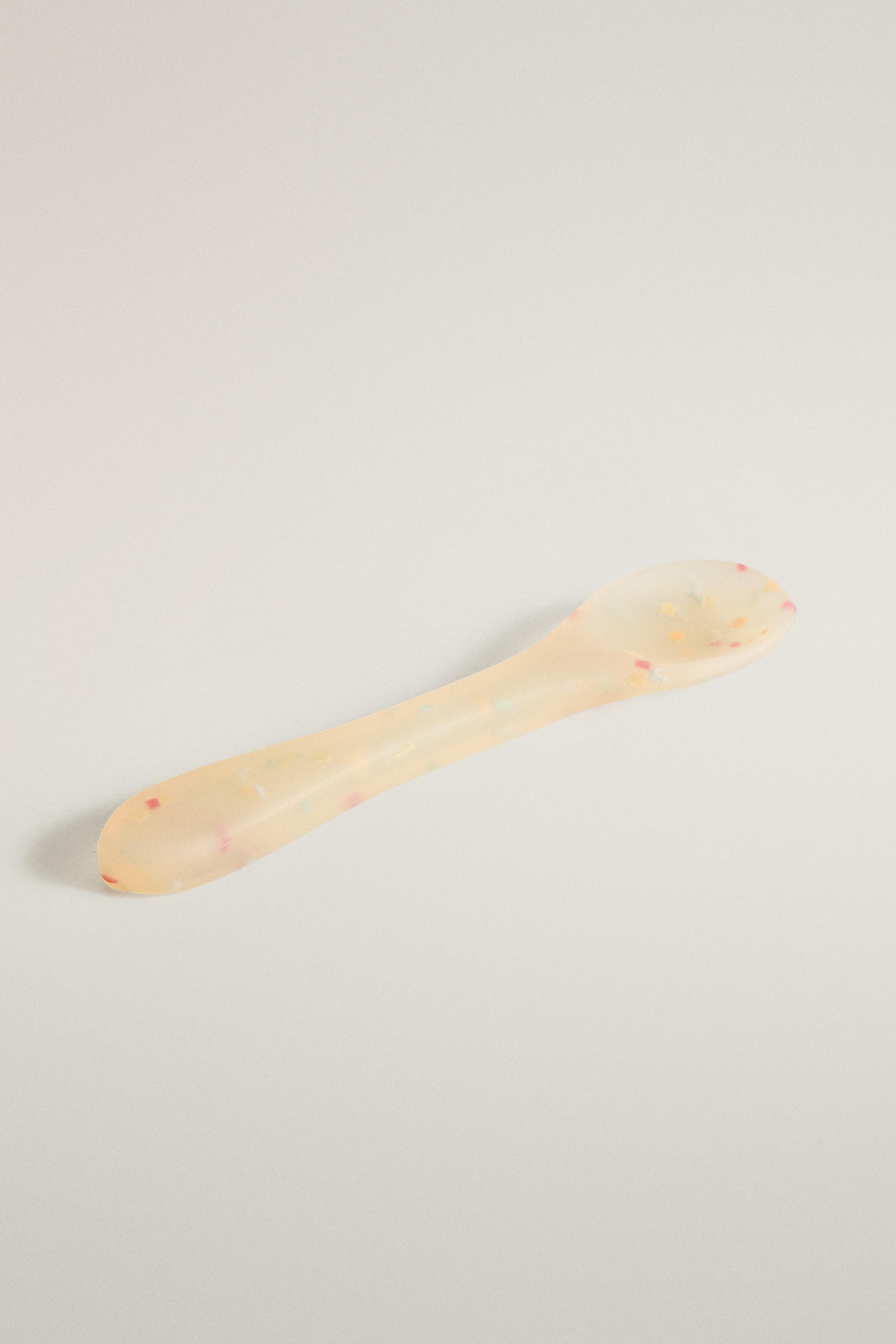 CUILLÈRE ENFANT SILICONE CONFETTIS