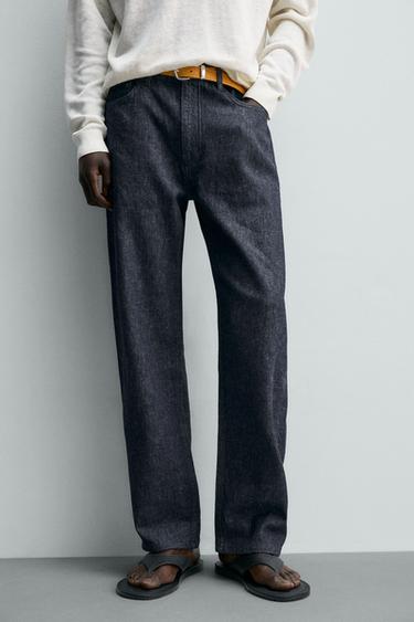 JEAN DROIT COTON - CHANVRE - Bleu de Zara - Image 4