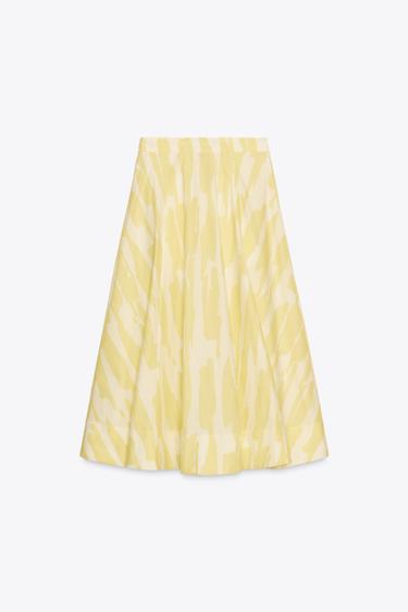 ZW COLLECTION PRINTED MIDI SKIRT - Printed by Zara - Image 5