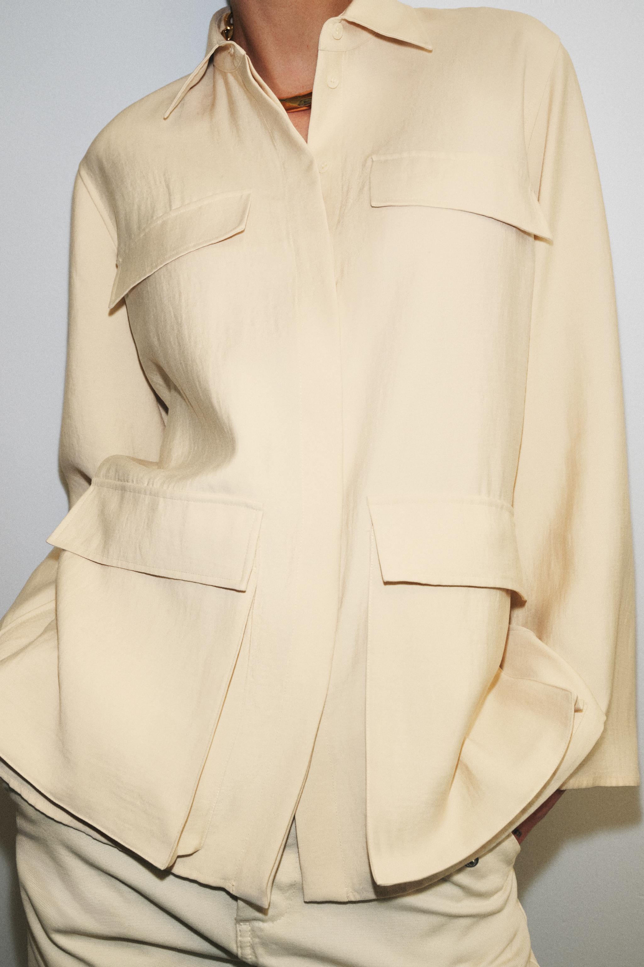 FLOWY POCKET SHIRT ZW COLLECTION