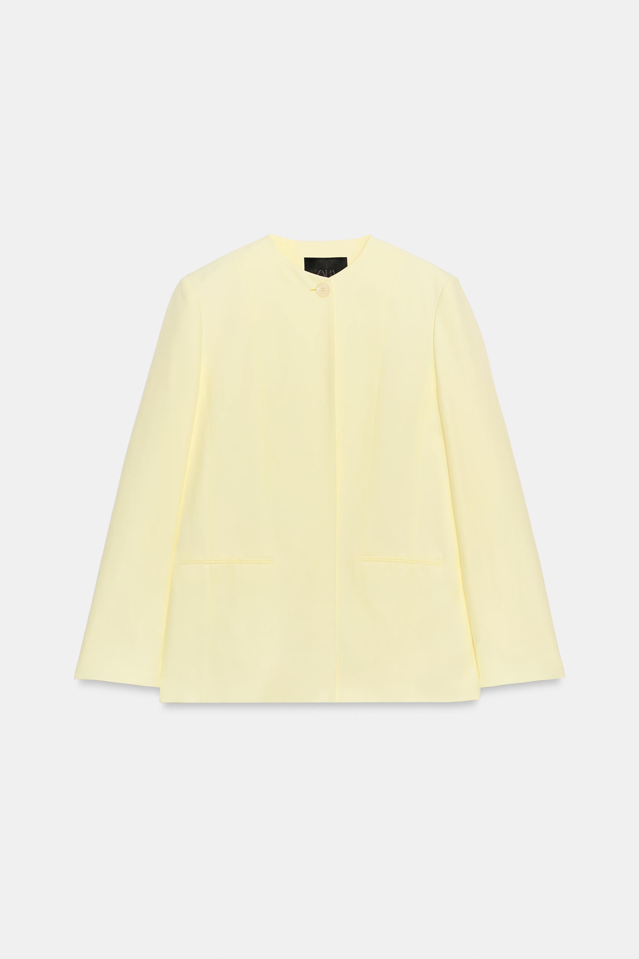 Zara ZW COLLECTION DÜZ KESİM CEKET görsel 8